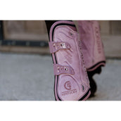 Kentucky Tendon Boots Bamboo Elastic Velvet Old Rose