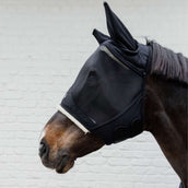 Kentucky Fly Mask Skin Friendly with Ears Black