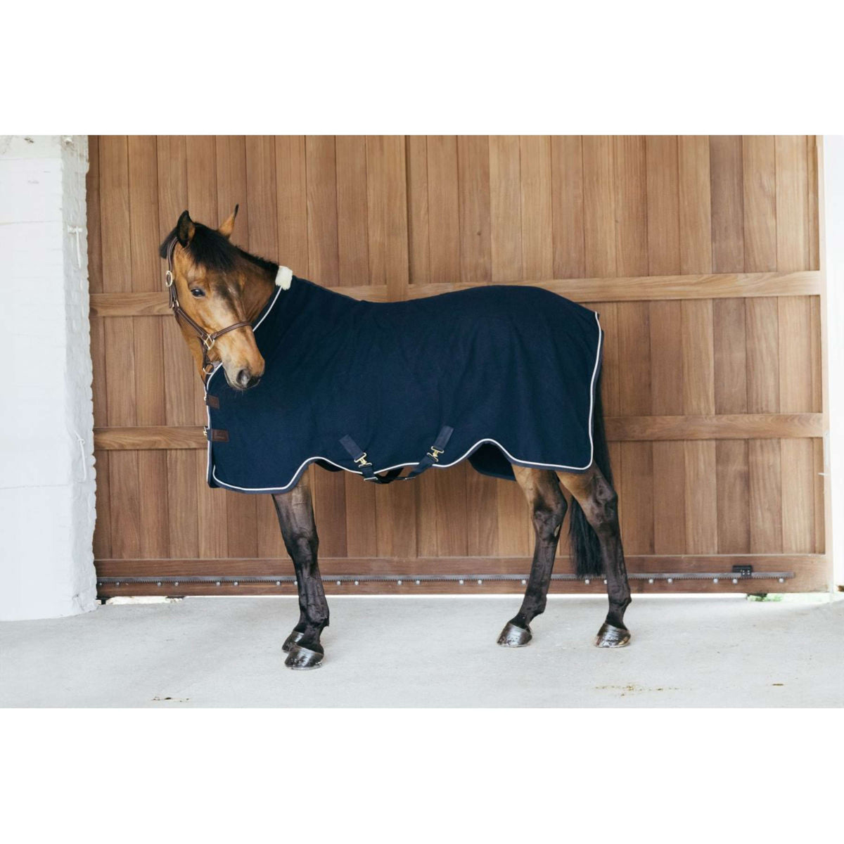 Kentucky Horsewear Fleece Rugs Vegan Wool Navy