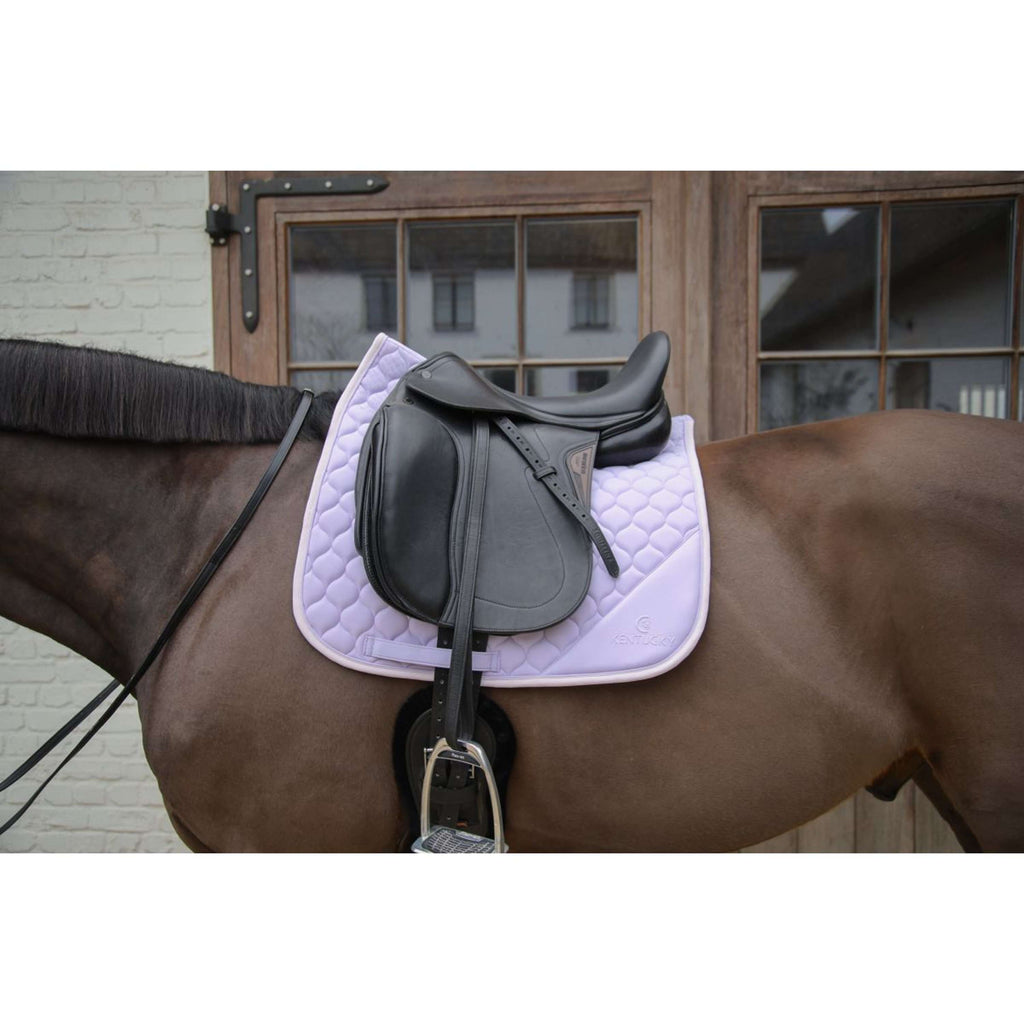 Kentucky Horsewear Saddlepad Softshell Onion Quilt Dressage Light purple/Light pink