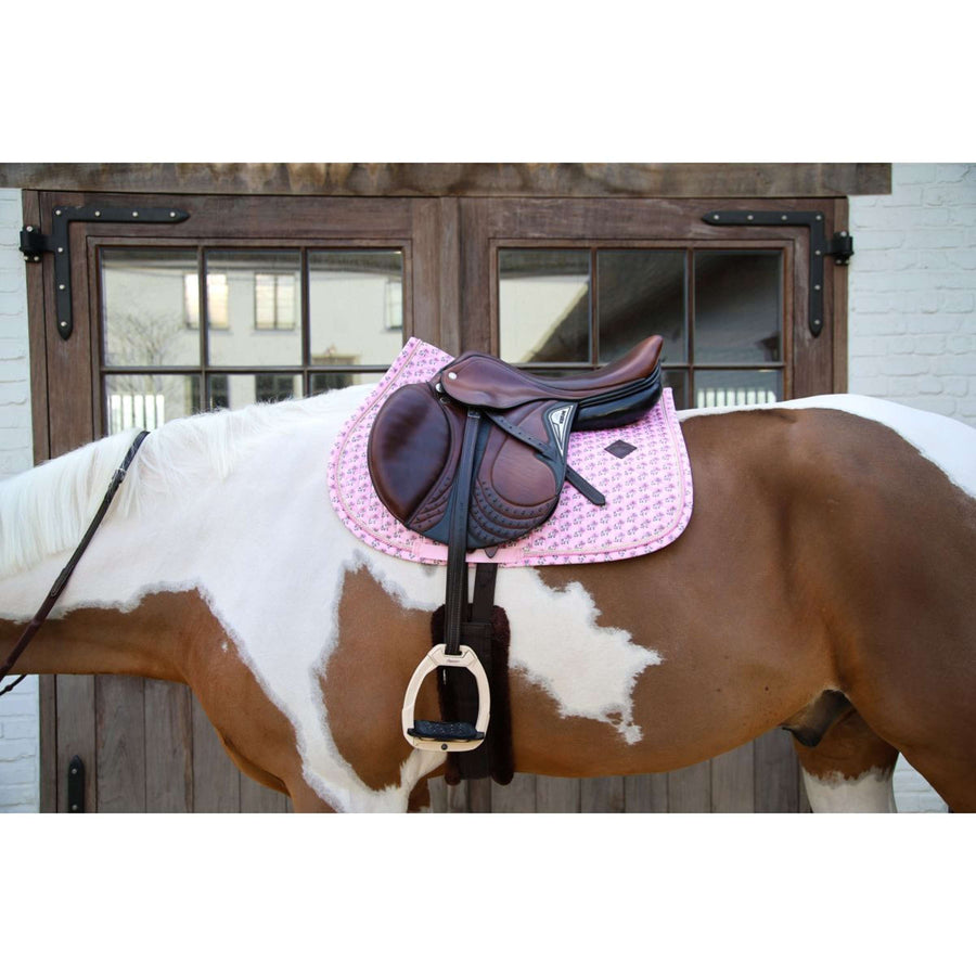 Kentucky Saddlepad Velvet Sammy Jumping Old Rose