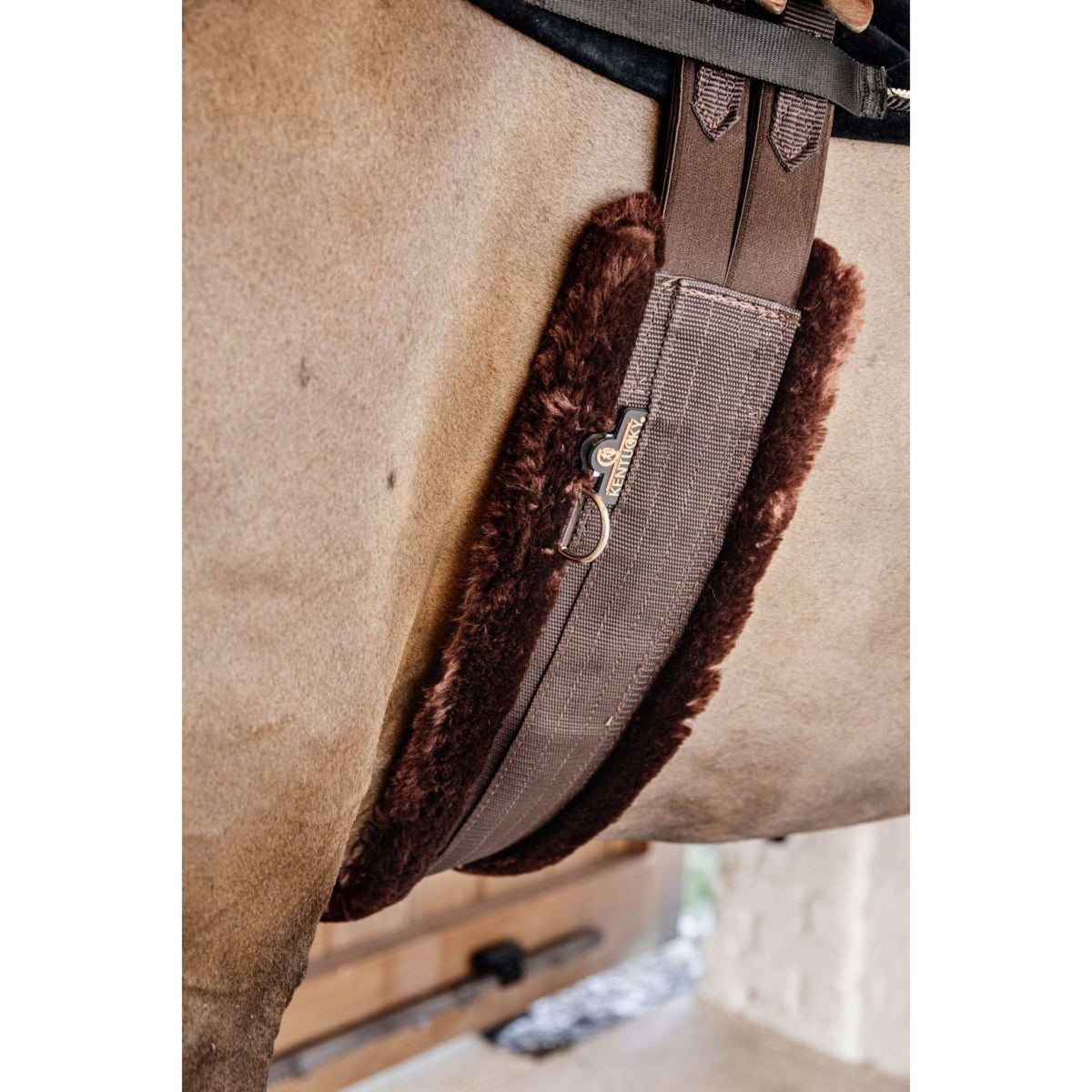 Kentucky General Purpose Girth Sheepskin Brown