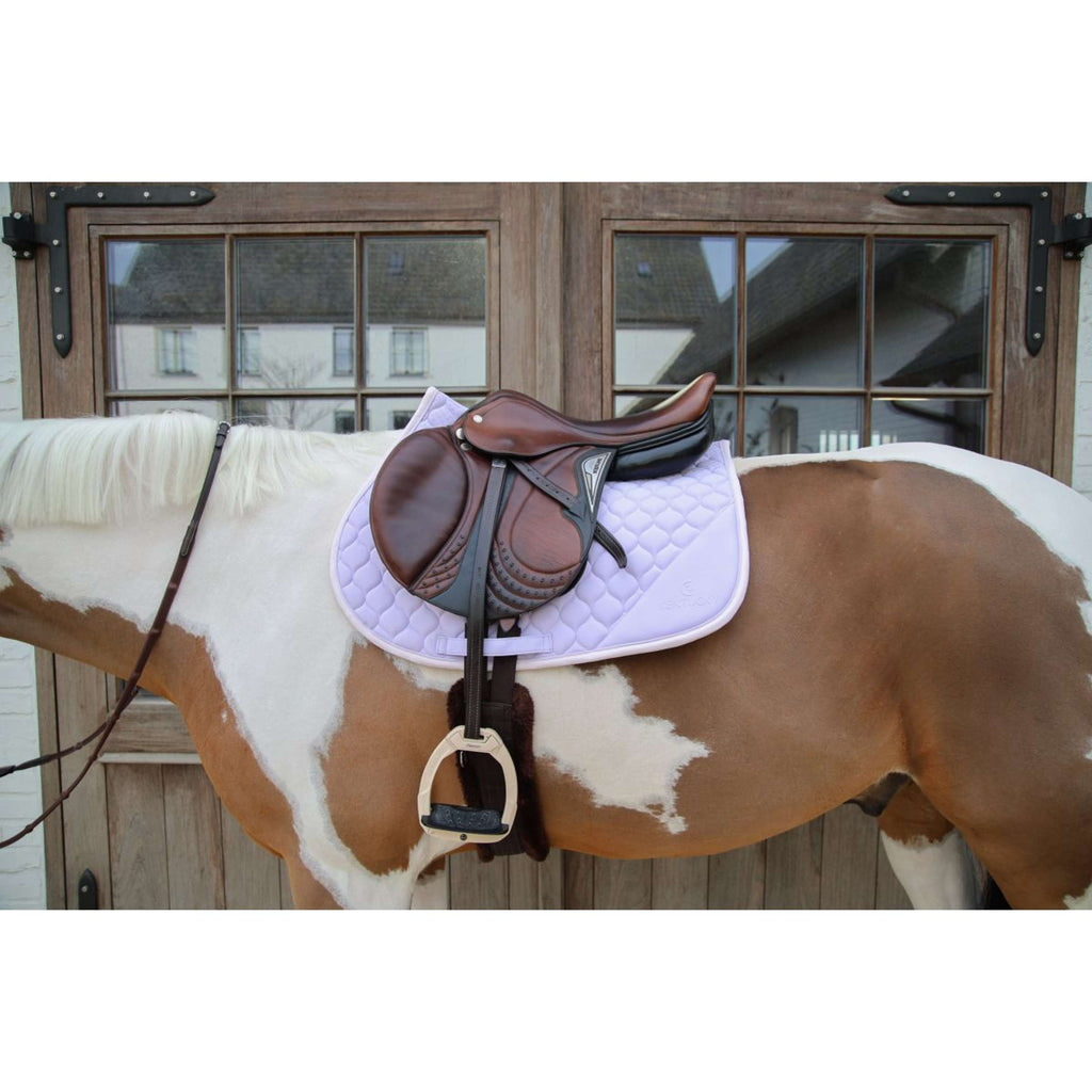 Kentucky Horsewear Saddlepad Softshell Onion Quilt Jumping Light purple/Light pink