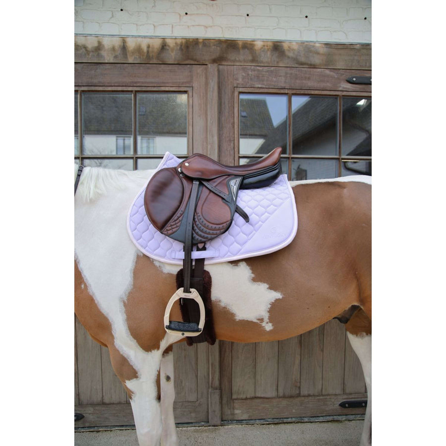 Kentucky Horsewear Saddlepad Softshell Onion Quilt Jumping Light purple/Light pink