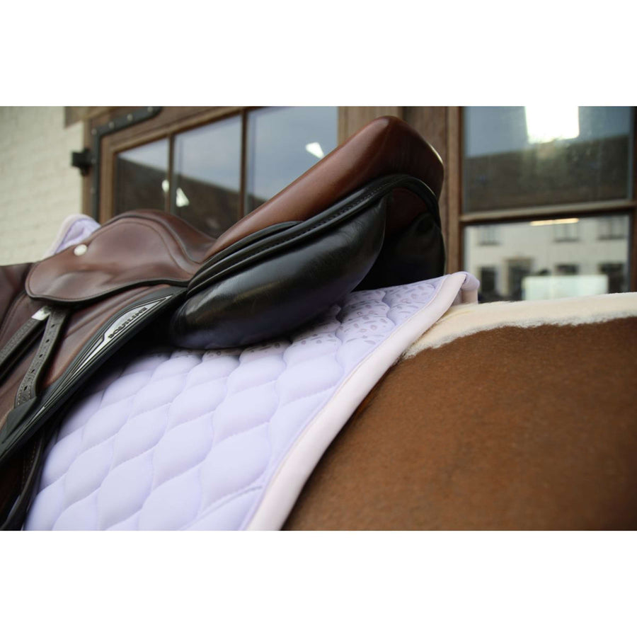Kentucky Horsewear Saddlepad Softshell Onion Quilt Jumping Light purple/Light pink