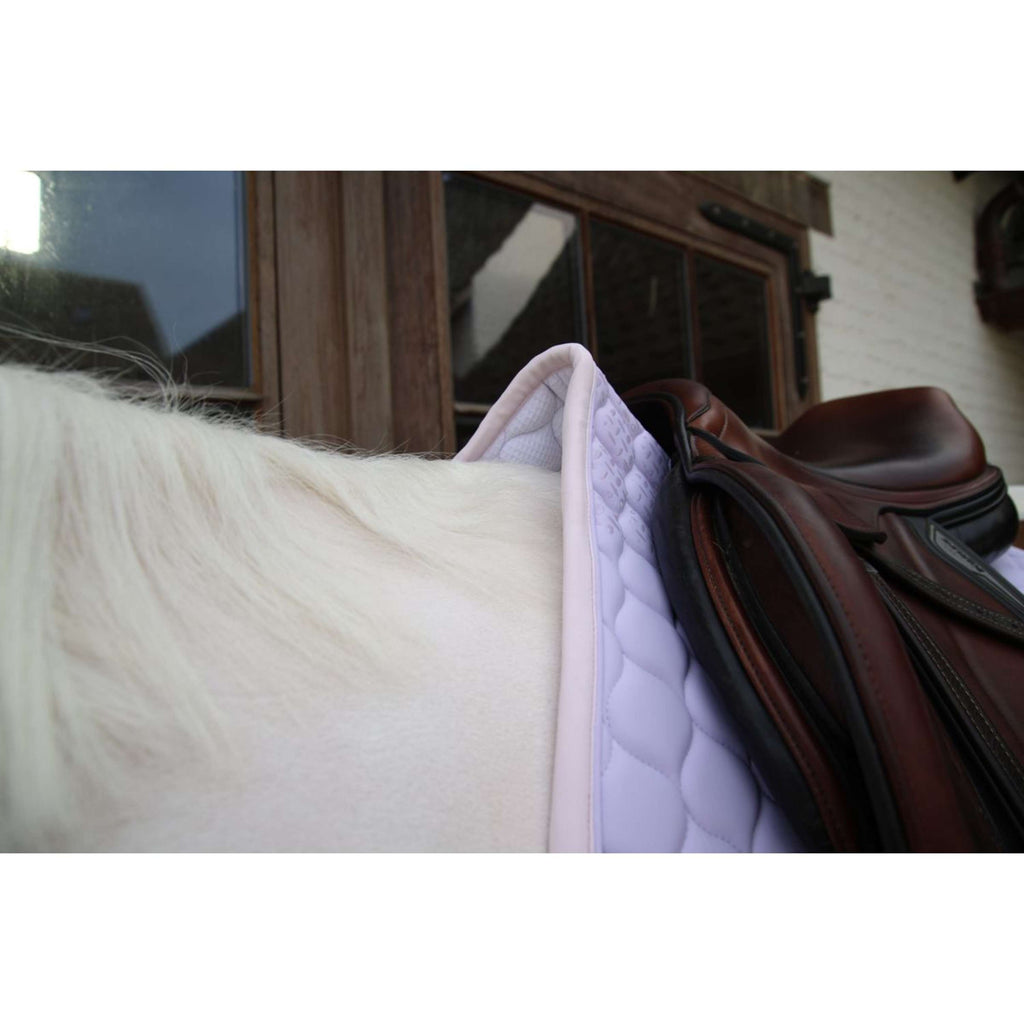 Kentucky Horsewear Saddlepad Softshell Onion Quilt Jumping Light purple/Light pink