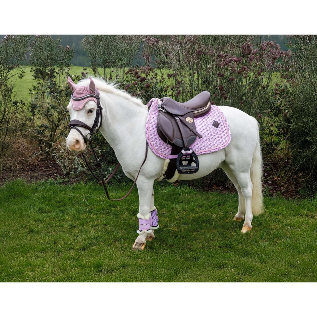 Kentucky Saddlepad Velvet Sammy Jumping Old Rose