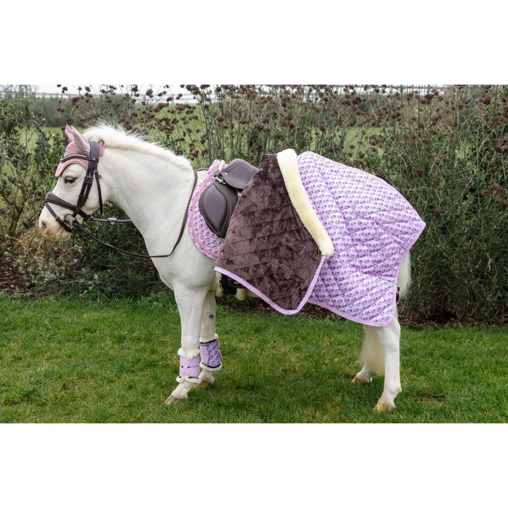 Kentucky Saddlepad Velvet Sammy Jumping Old Rose