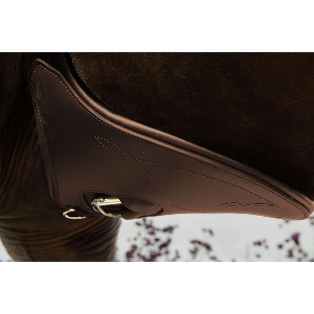 Kentucky Horsewear Jumping Girdle Belly Flap Anatomic Brown