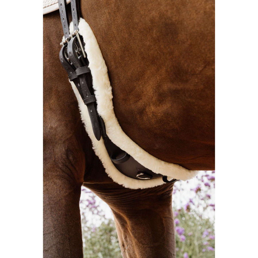Kentucky Horsewear Dressage Girth Anatomic Sheepskin Black