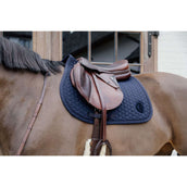 Kentucky Saddlepad Plaited 3D Logo Jumping Navy