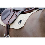 Kentucky Saddlepad Plaited 3D Logo Jumping Beige