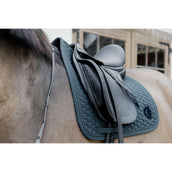 Kentucky Saddlepad Plaited 3D Logo Dressage Pine Green