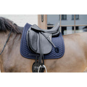 Kentucky Saddlepad Plaited 3D Logo Dressage Navy