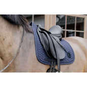 Kentucky Saddlepad Plaited 3D Logo Dressage Navy