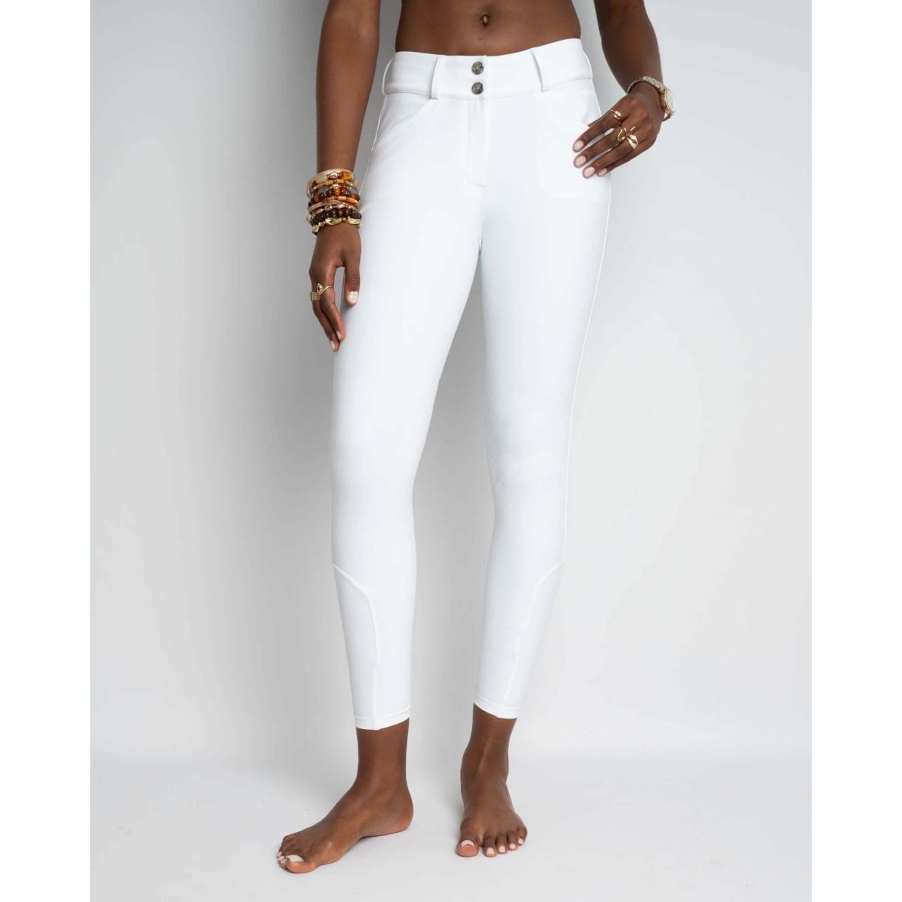 Kentucky Breeches Miami Knee Grip Women White