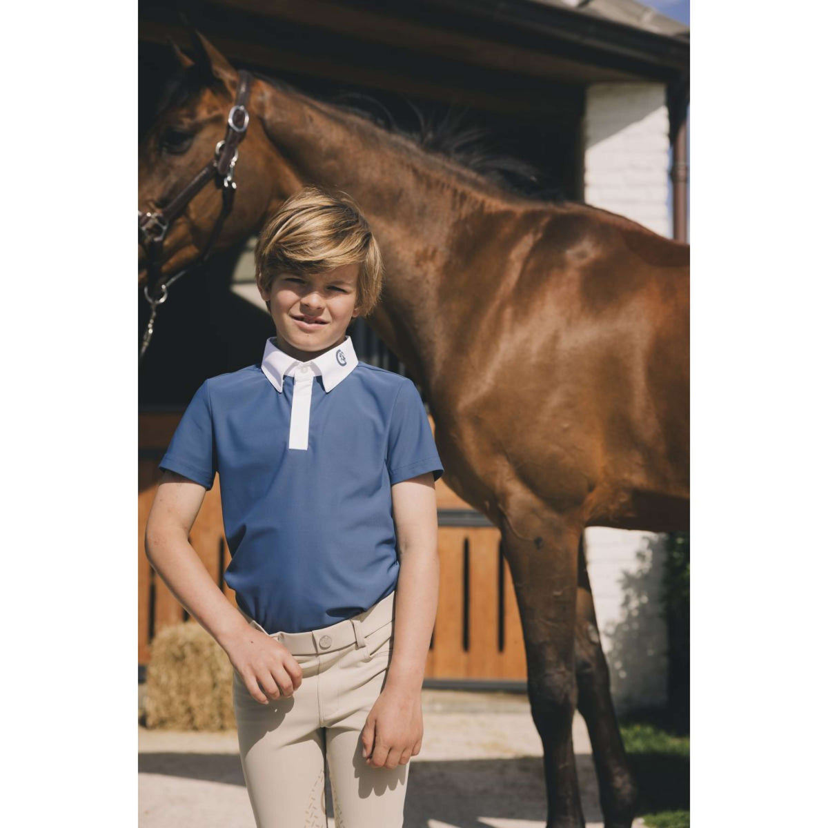 Kentucky Riding Legging Mexico Knee Grip Boys Beige