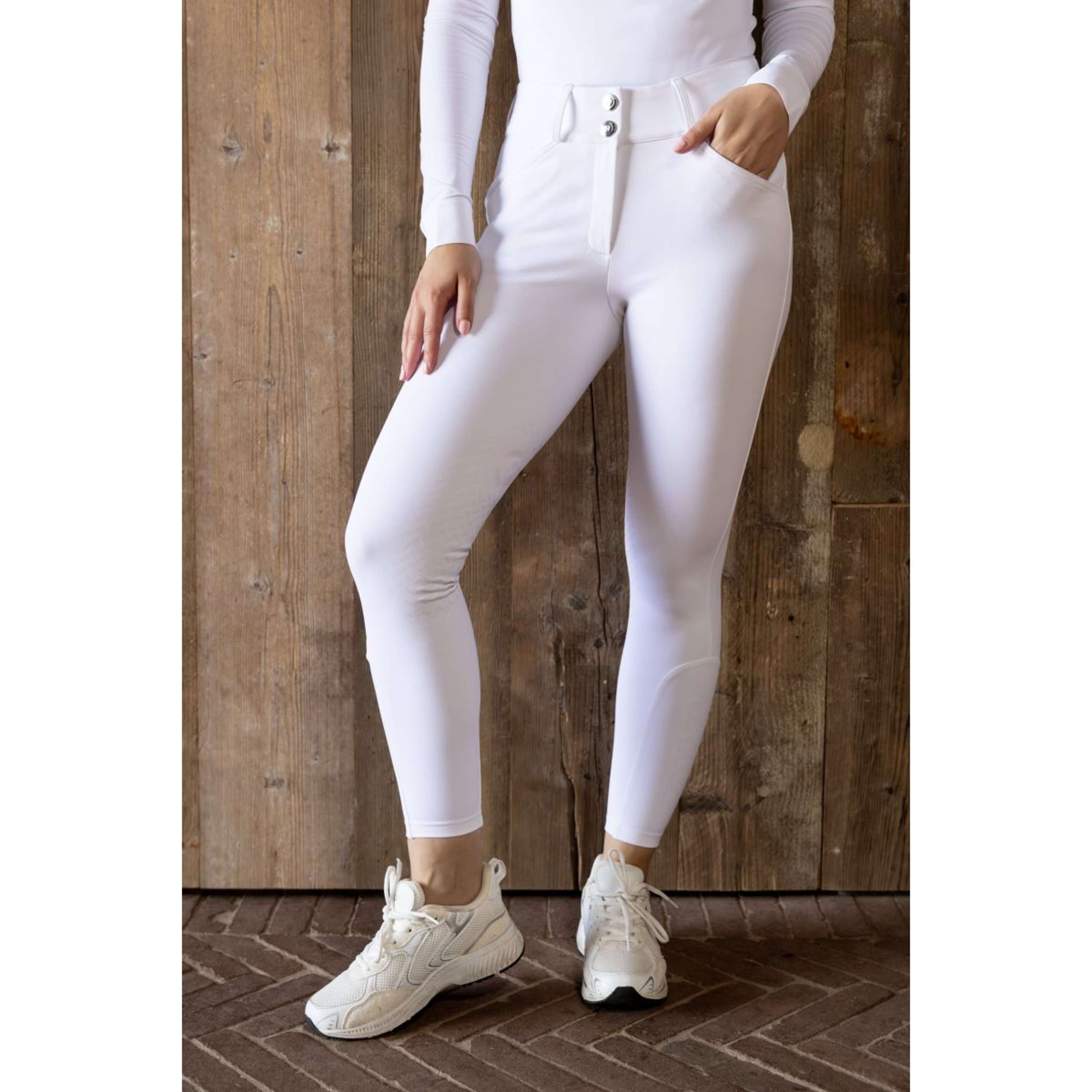 Kentucky Breeches Miami Knee Grip Women White