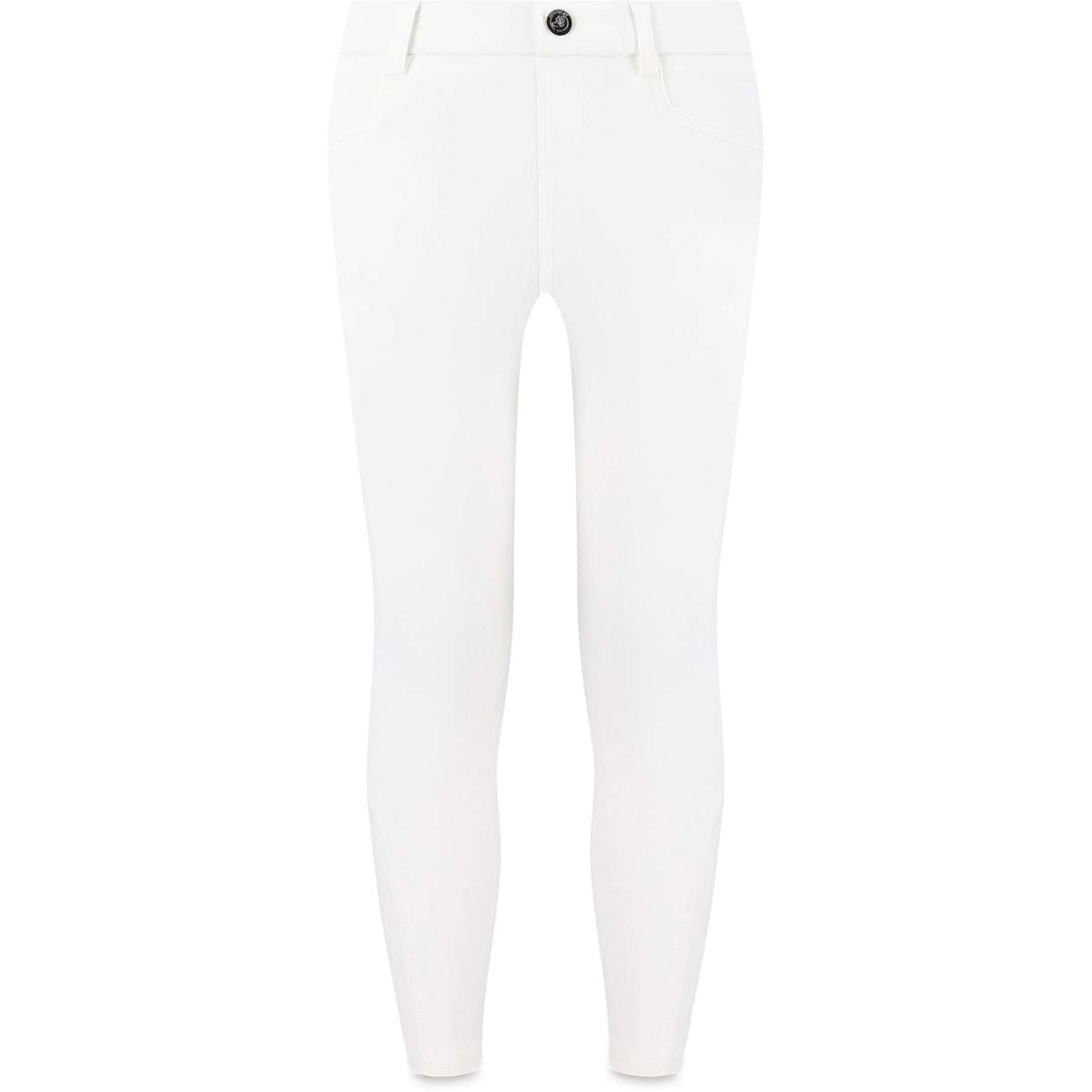 Kentucky Riding Legging Mexico Knee Grip Boys White