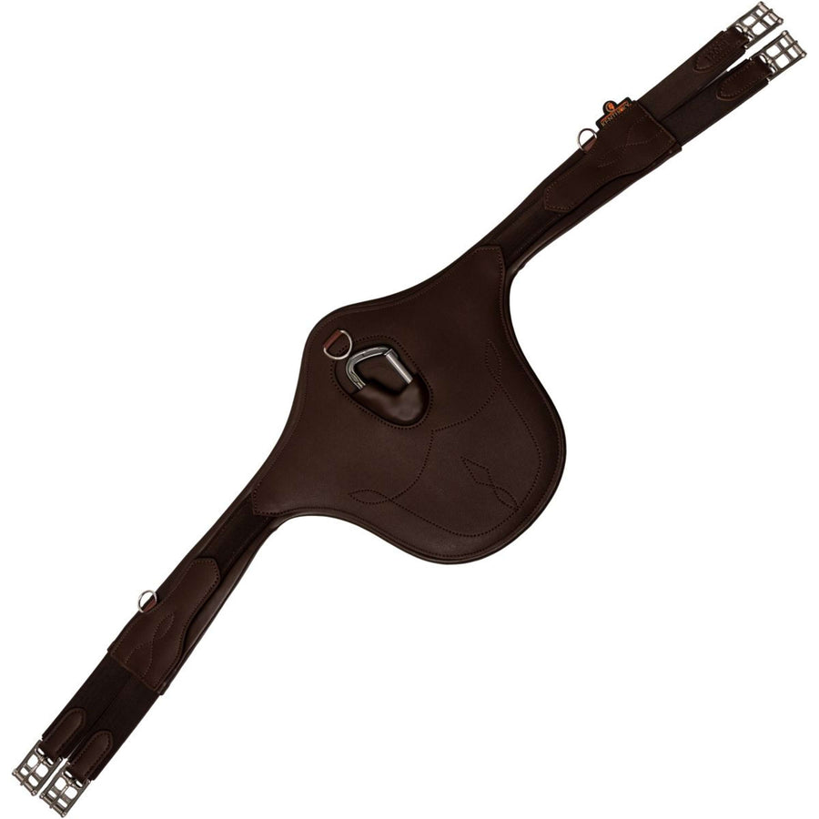 Kentucky Horsewear Jumping Girdle Belly Flap Anatomic Brown