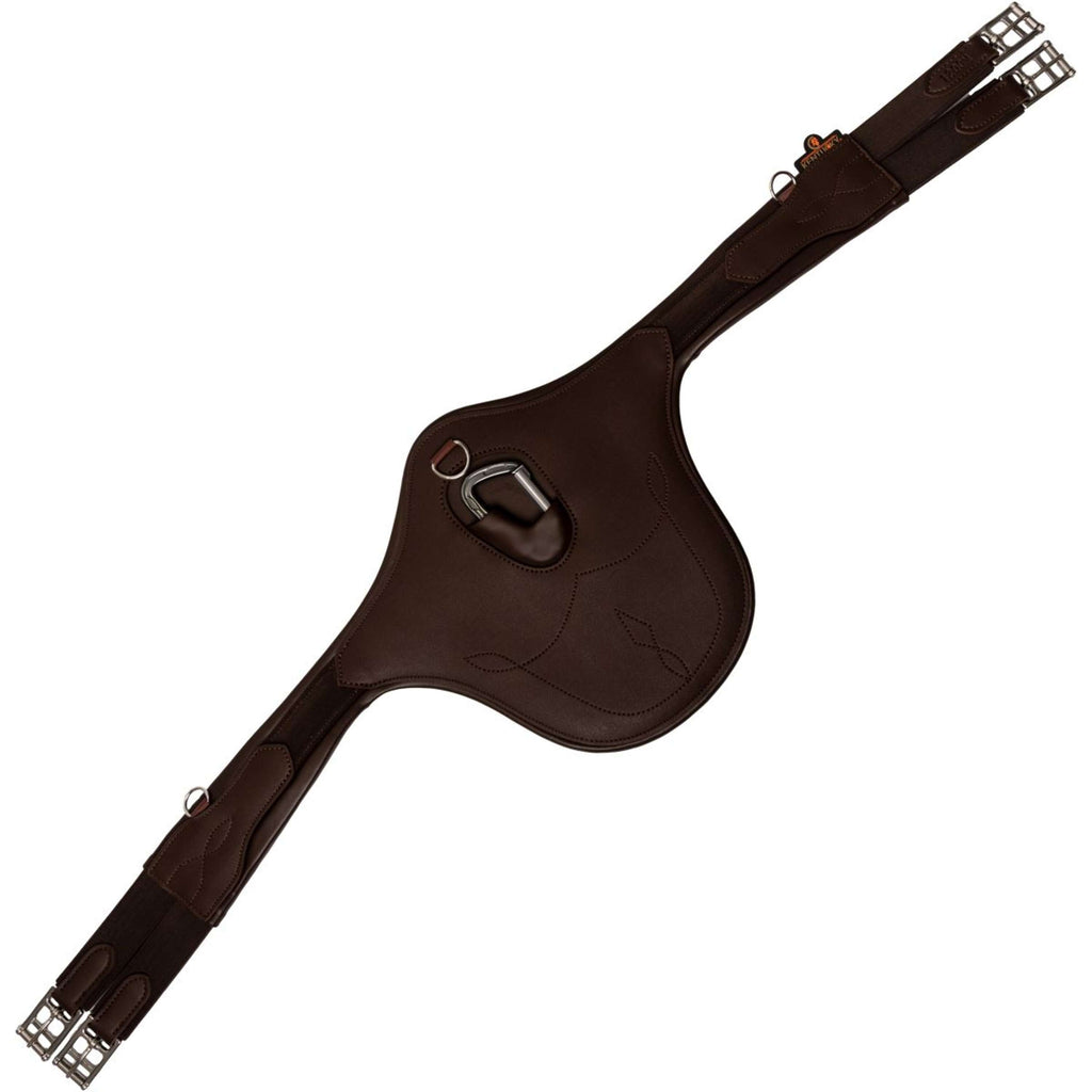 Kentucky Horsewear Jumping Girdle Belly Flap Anatomic Brown