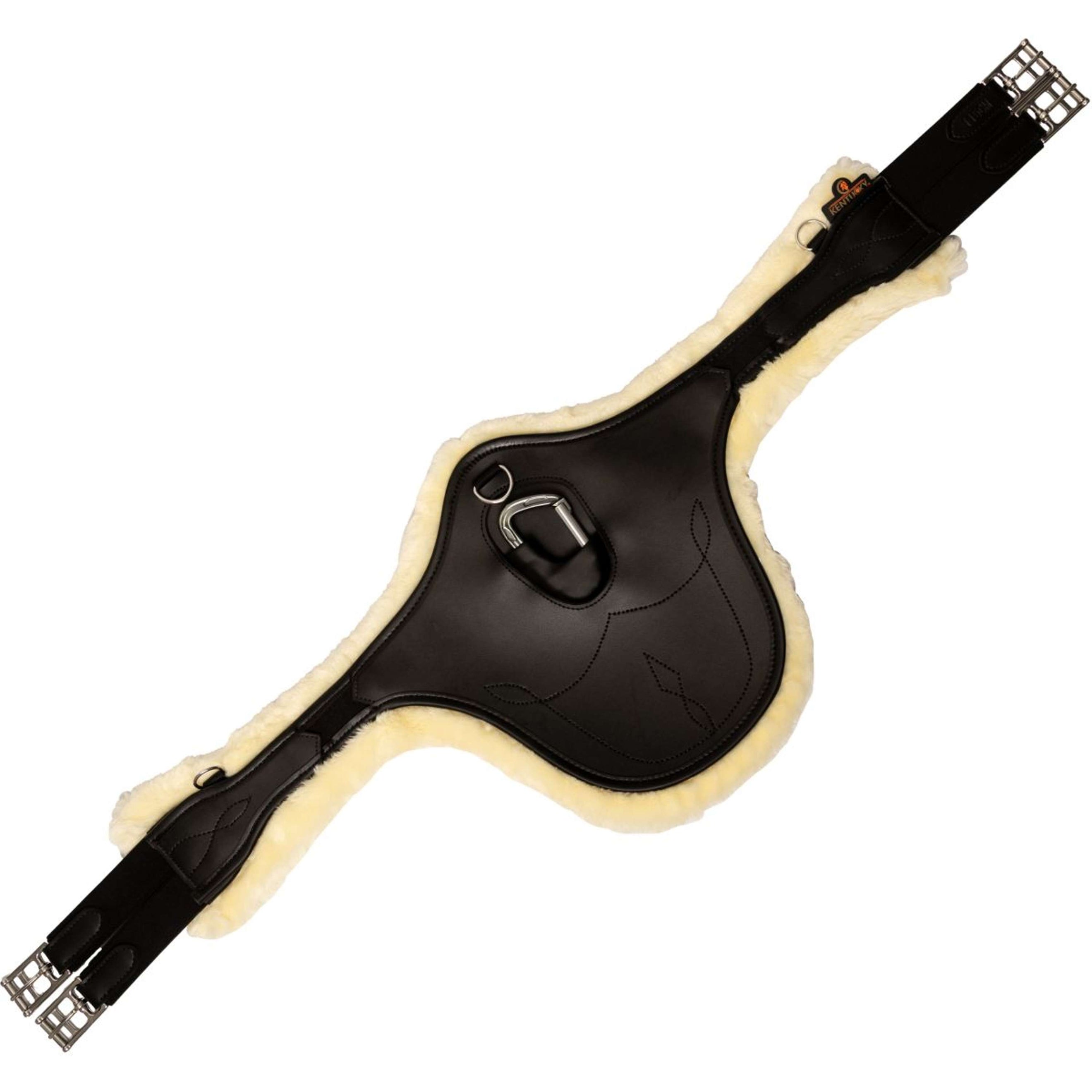 Kentucky Horsewear Jumping Girdle Anatomic Sheepskin Black