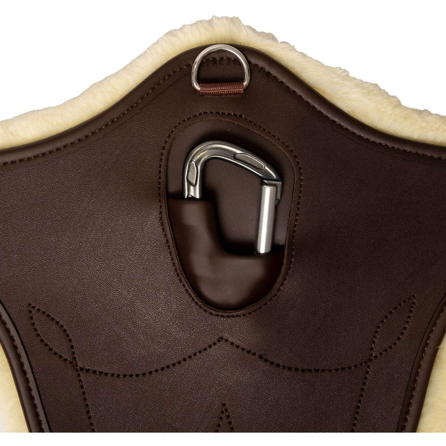 Kentucky Horsewear Jumping Girdle Anatomic Sheepskin Brown