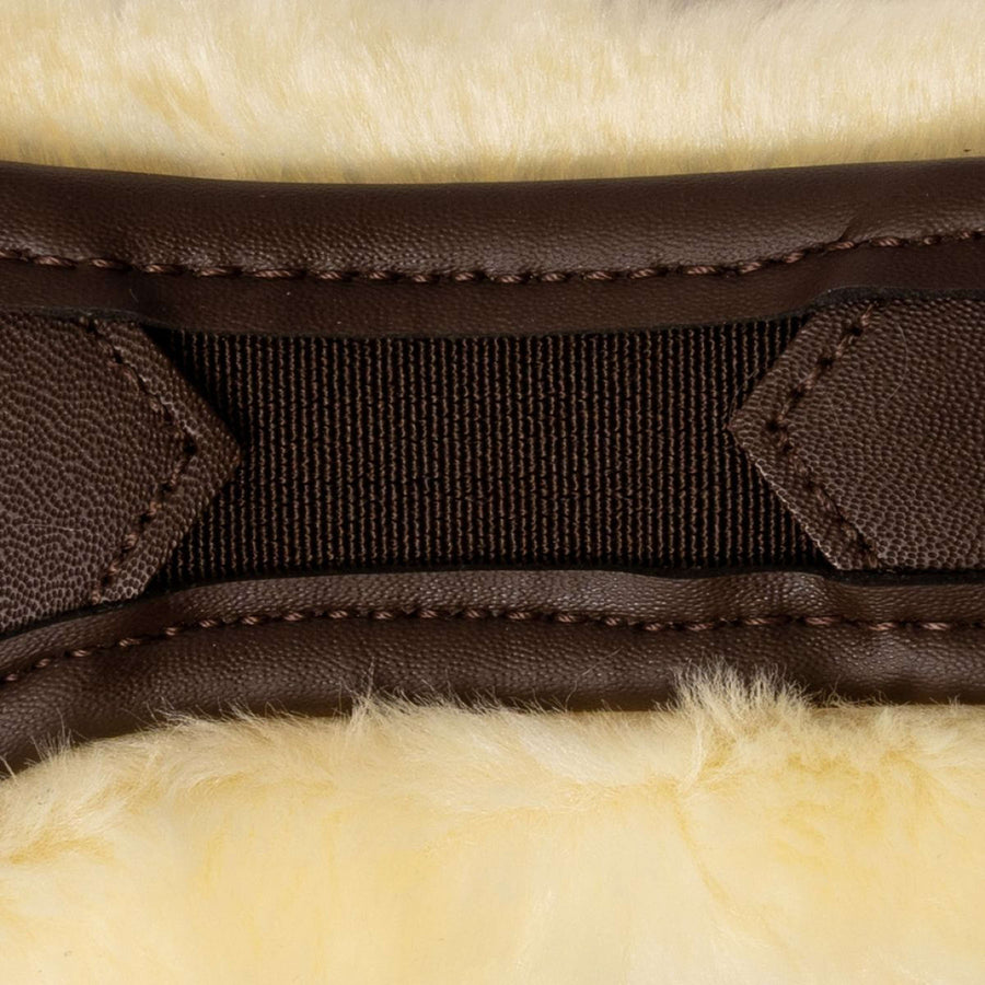 Kentucky Horsewear Jumping Girdle Anatomic Sheepskin Brown