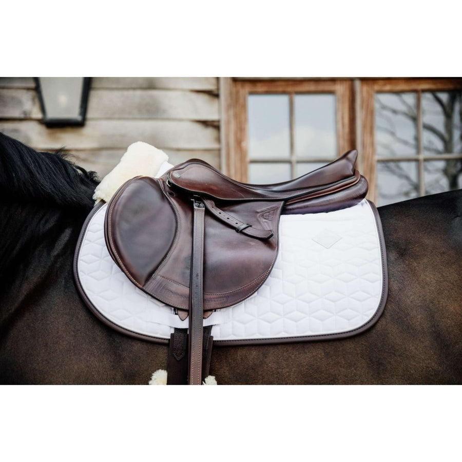 Kentucky Saddlepad Skin Friendly Jumping White