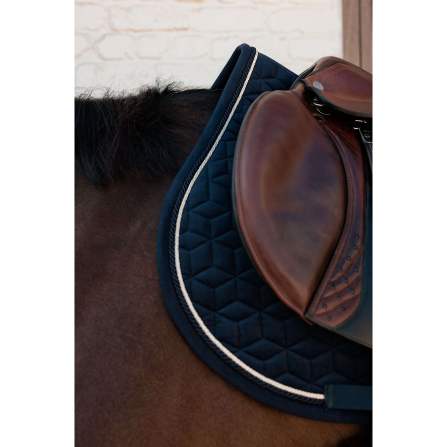 Kentucky Saddlepad Velvet Jumping Dark Navy