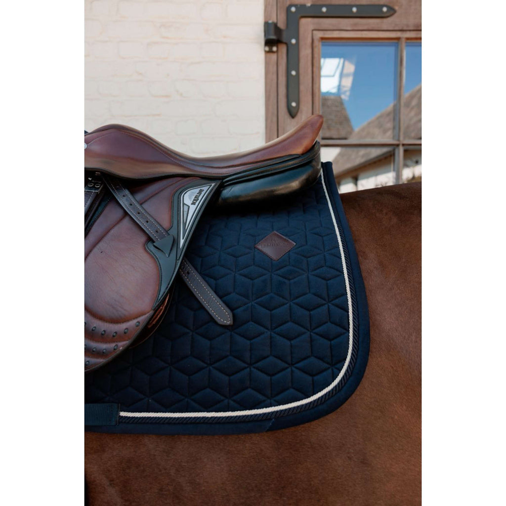 Kentucky Saddlepad Velvet Jumping Dark Navy