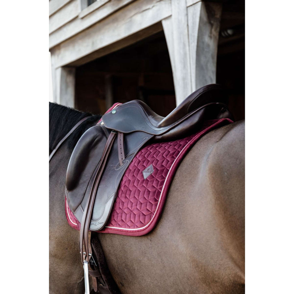 Kentucky Saddlepad Velvet Dressage Bordeaux
