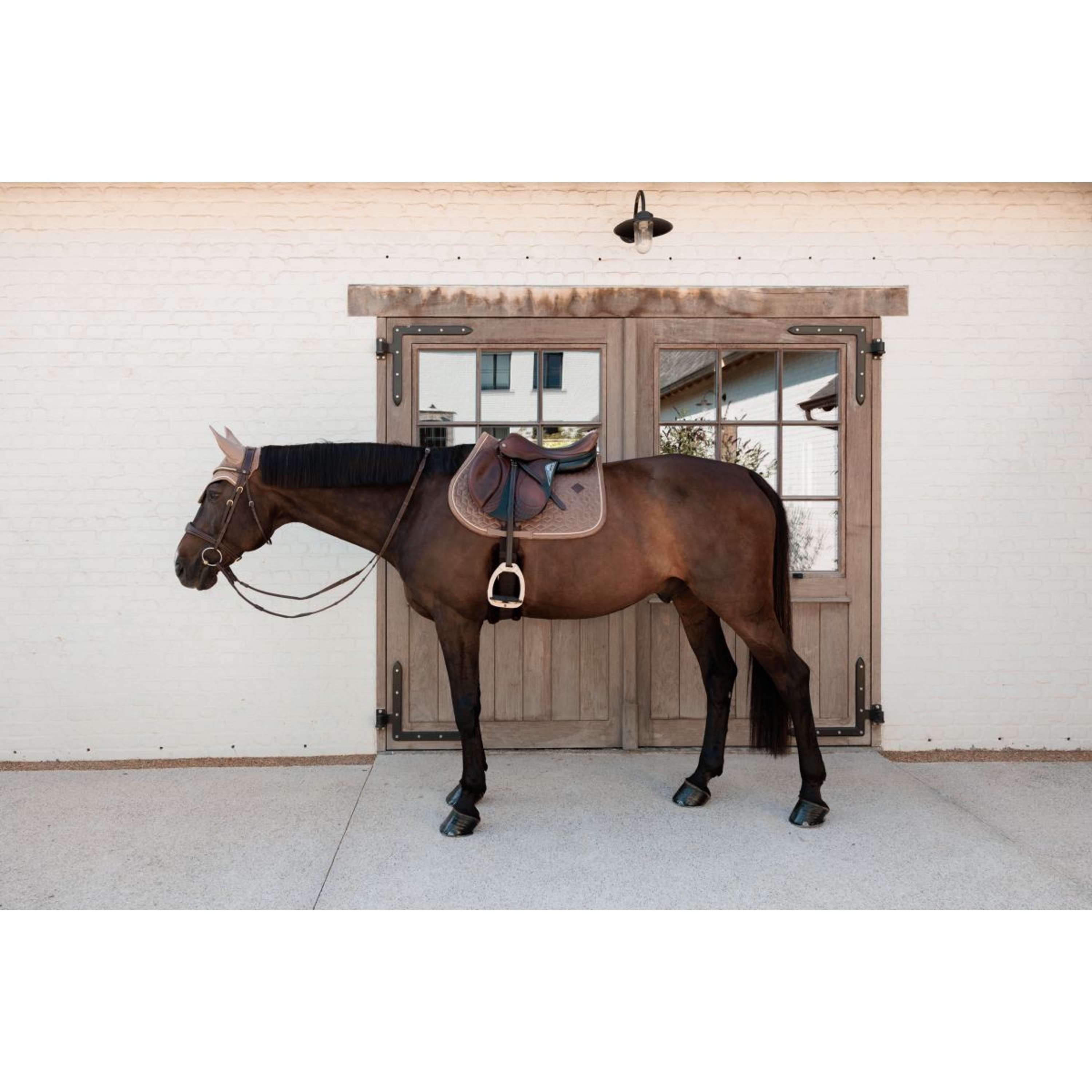 Kentucky Saddlepad Velvet Jumping Beige
