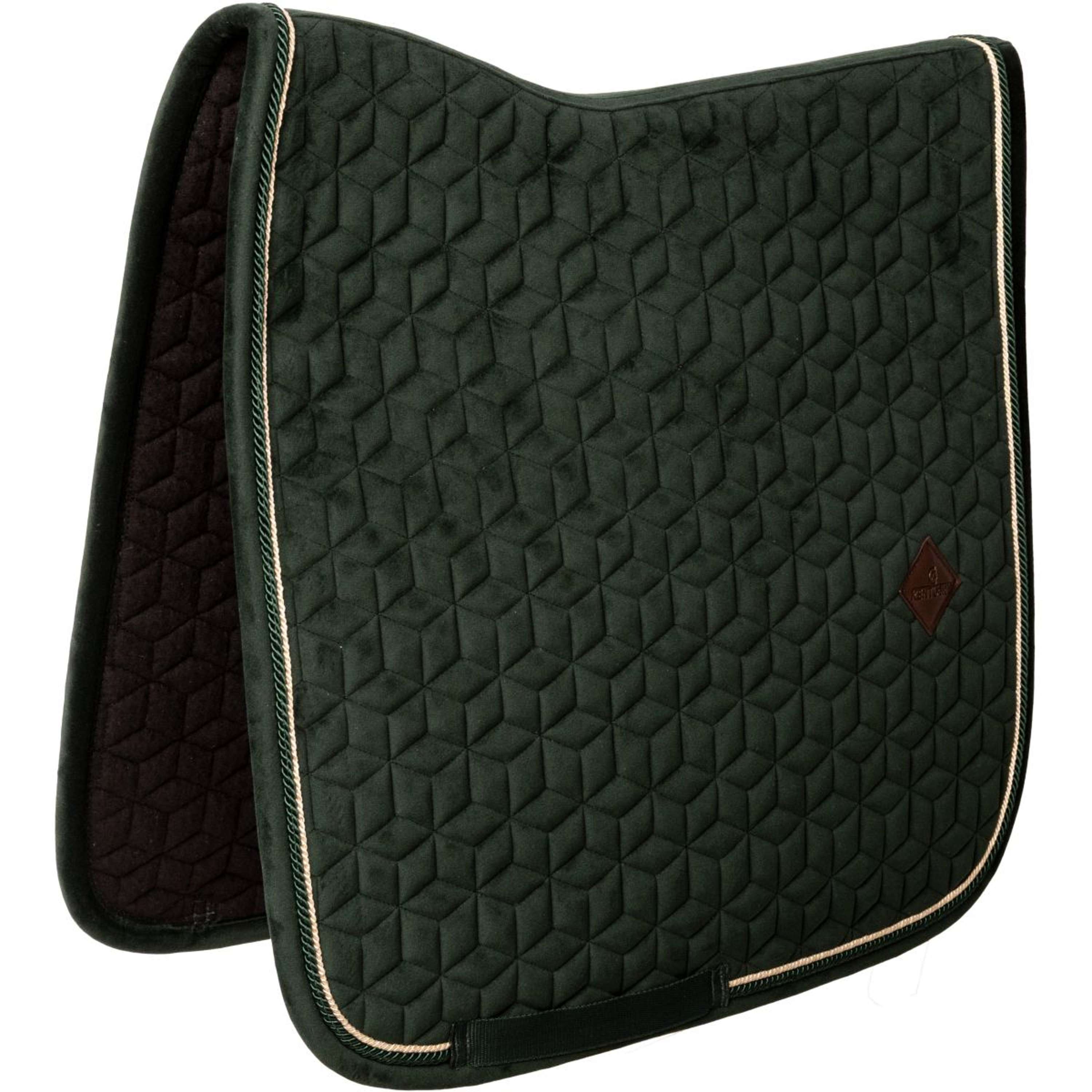 Kentucky Saddlepad Velvet Dressage Pine Green