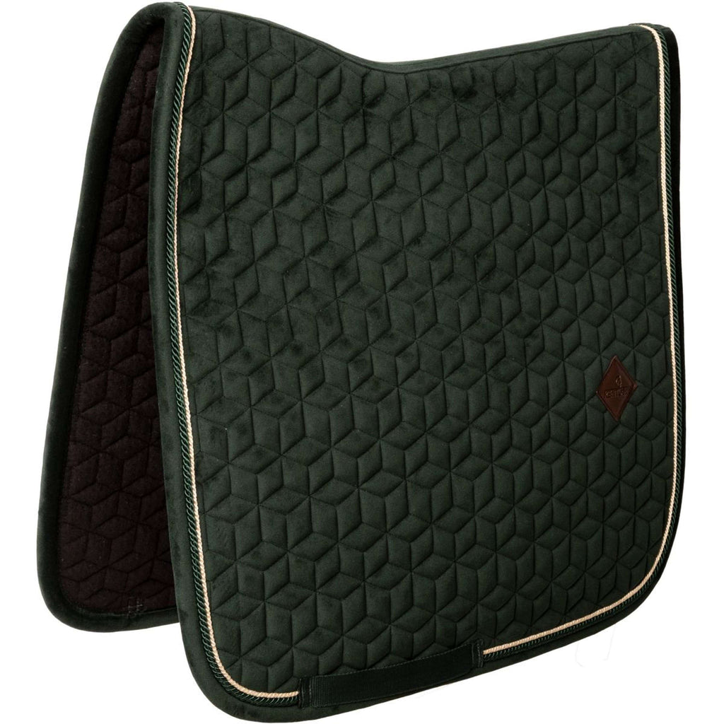 Kentucky Saddlepad Velvet Dressage Pine Green