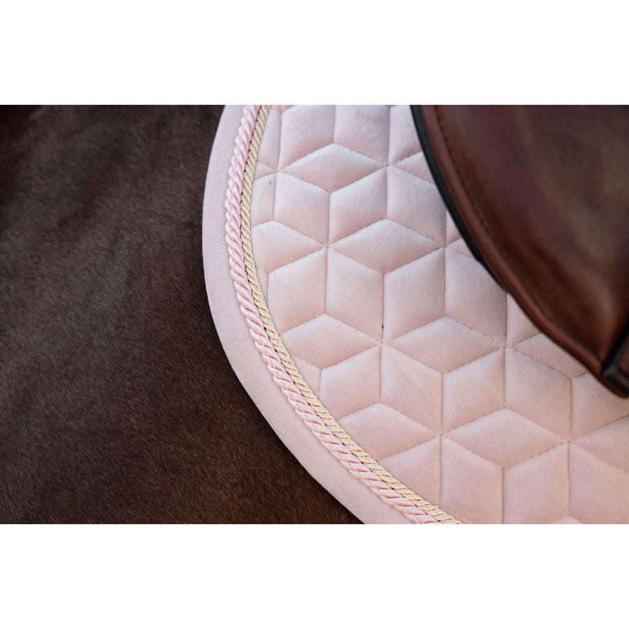 Kentucky Saddlepad Velvet Jumping Soft Rose