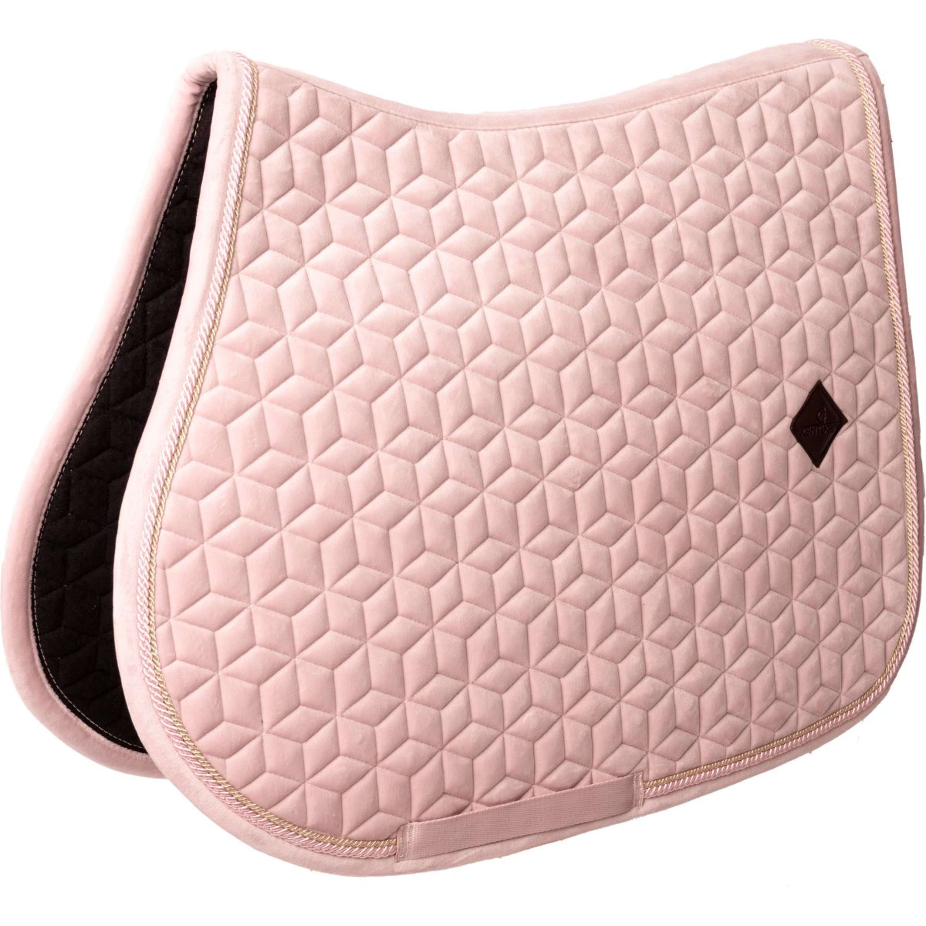 Kentucky Saddlepad Velvet Jumping Soft Rose