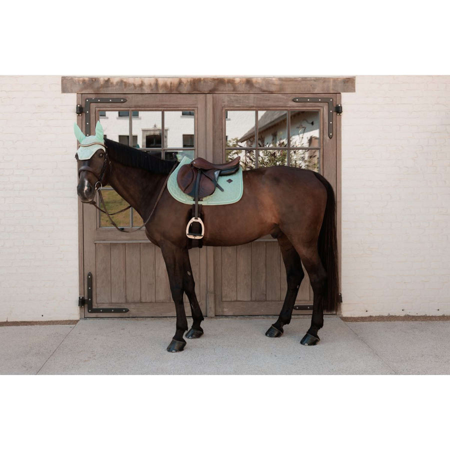 Kentucky Ear Bonnet Wellington Velvet Mint