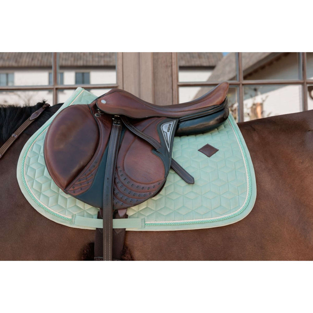 Kentucky Saddlepad Velvet Jumping Mint