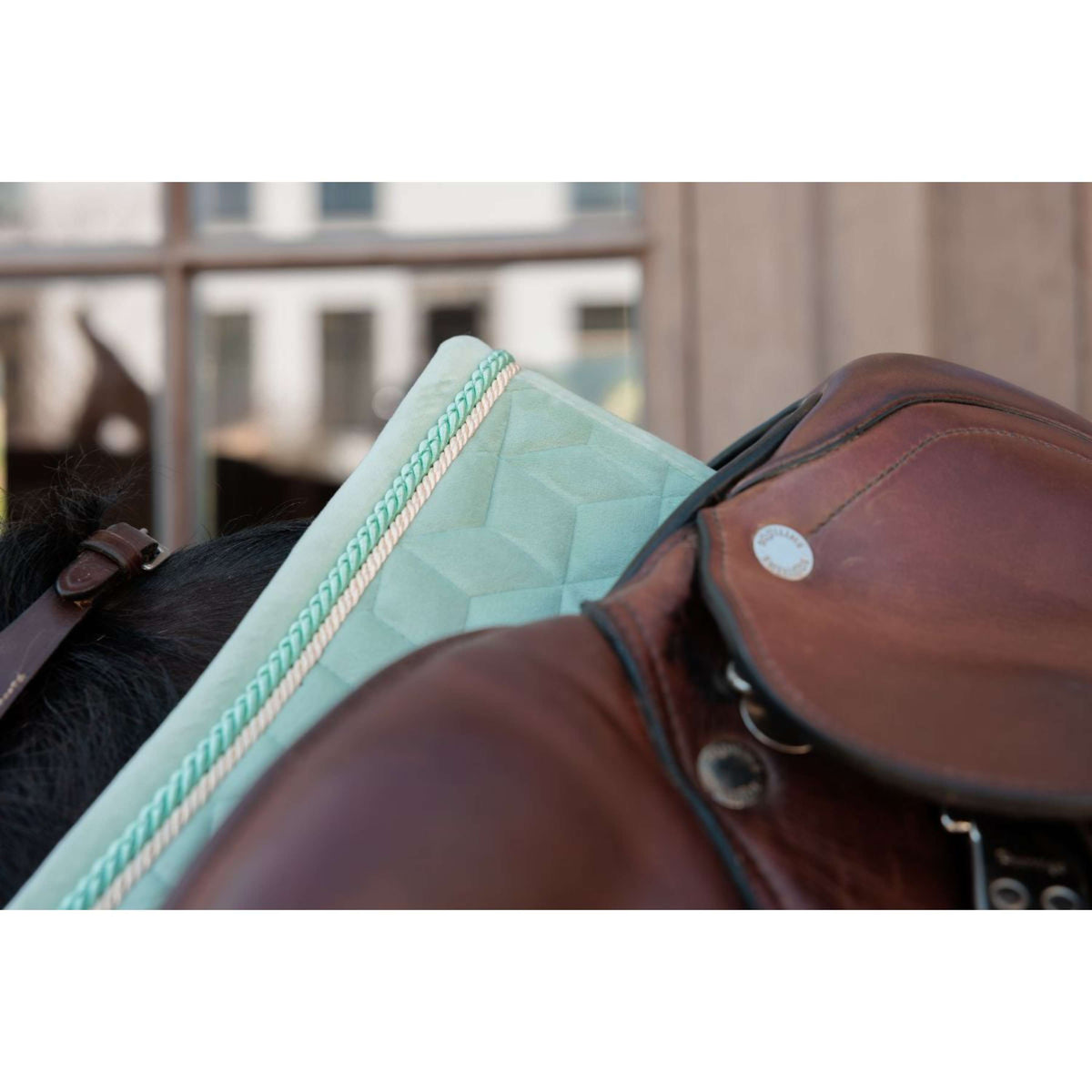 Kentucky Saddlepad Velvet Jumping Mint