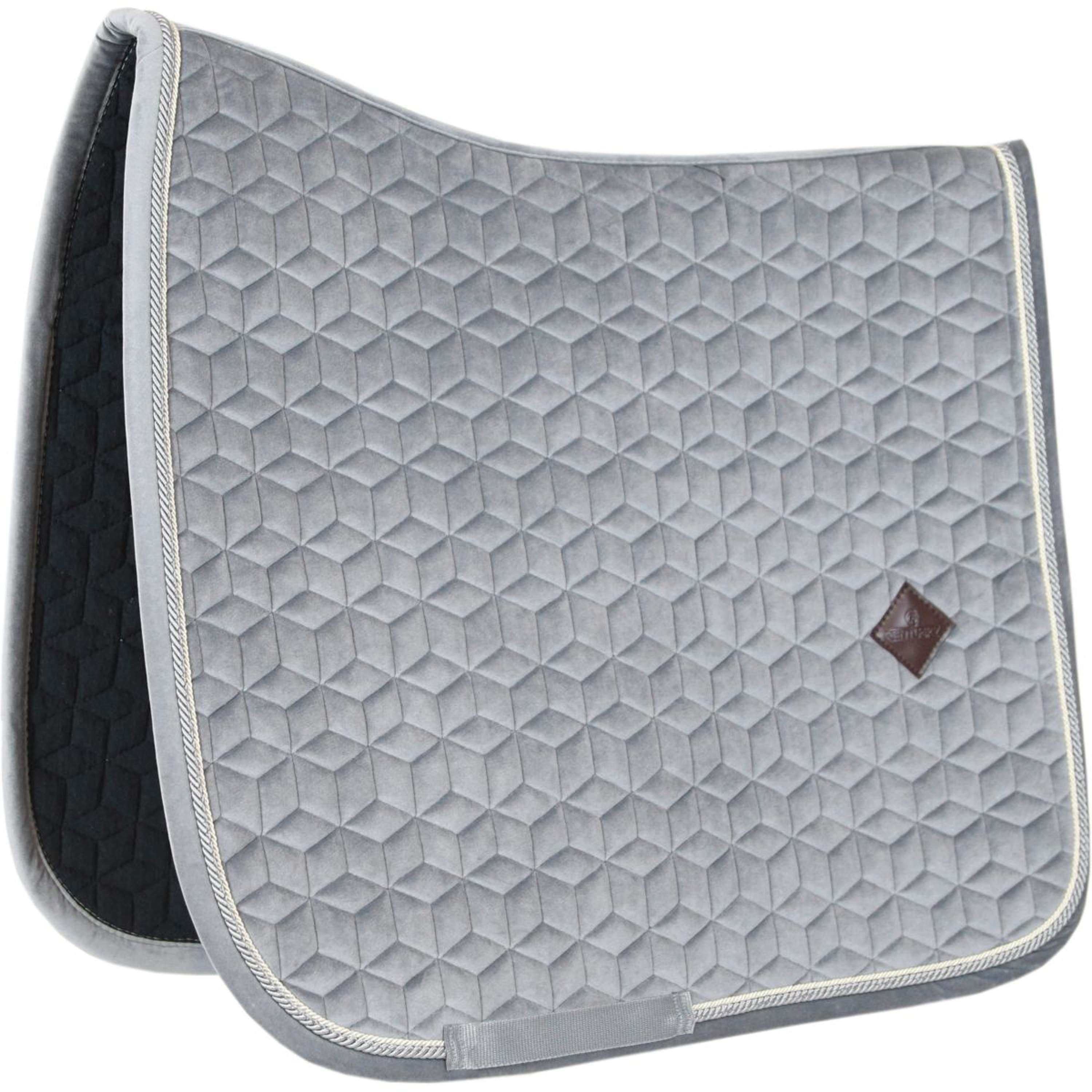 Kentucky Saddlepad Basic Velvet Dressage Grey