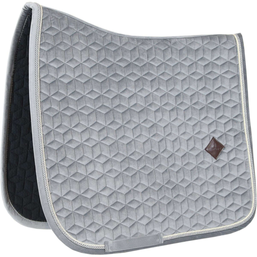 Kentucky Saddlepad Basic Velvet Dressage Grey