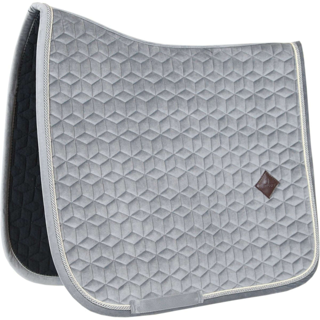 Kentucky Saddlepad Basic Velvet Dressage Grey