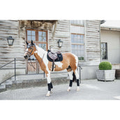 Kentucky Saddlepad Velvet Pearls Jumping Black