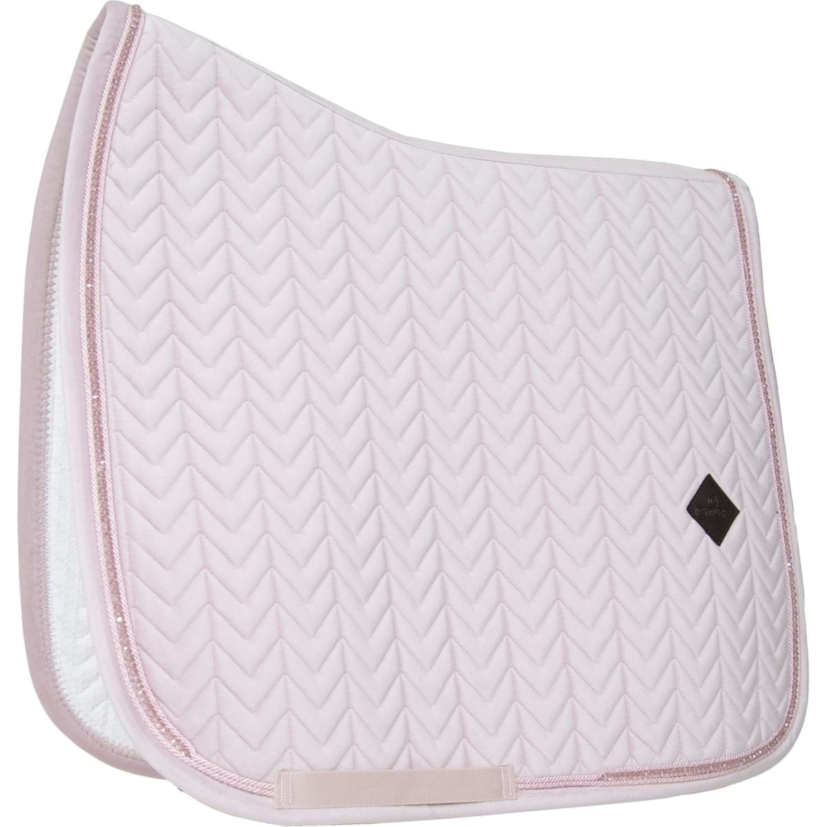 Kentucky Saddlepad Velvet Pearls Dressage Soft Rose