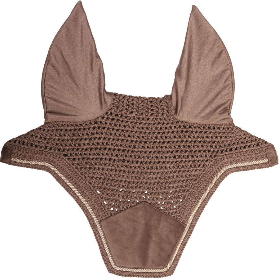 Kentucky Ear Bonnet Wellington Velvet Beige