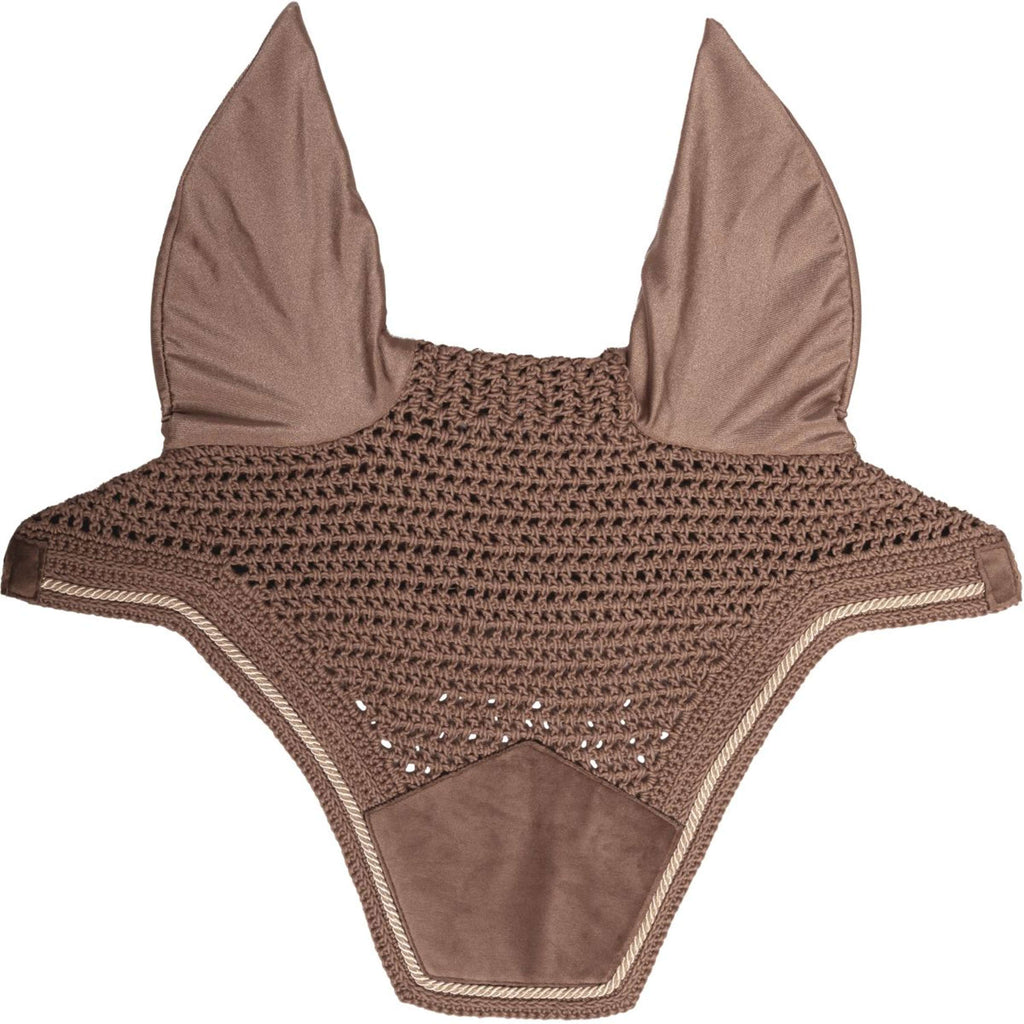 Kentucky Ear Bonnet Wellington Velvet Beige