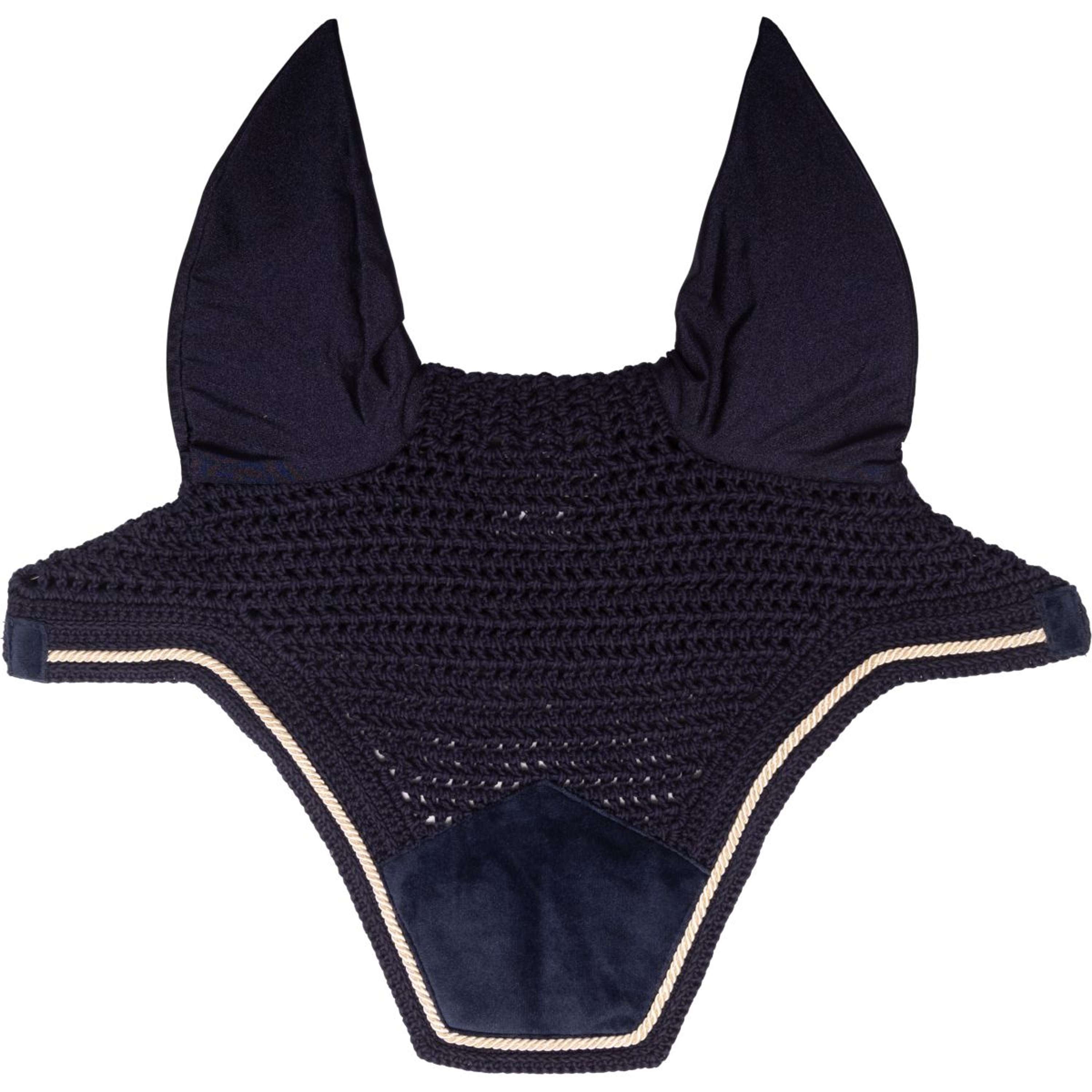 Kentucky Ear Bonnet Wellington Velvet Dark Navy