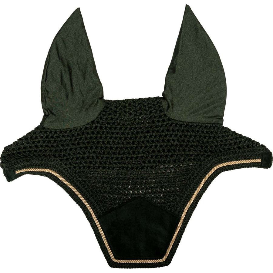Kentucky Ear Bonnet Wellington Velvet Pine Green