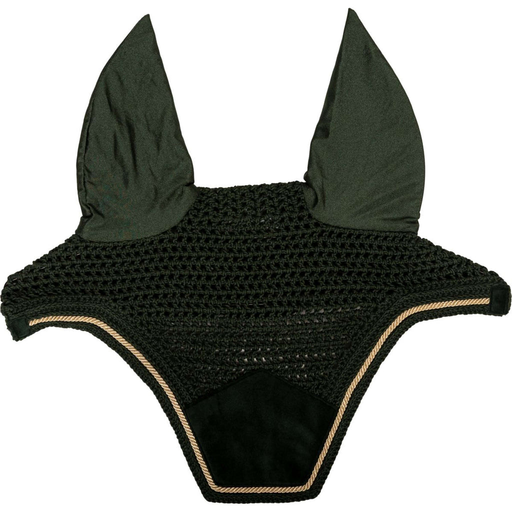 Kentucky Ear Bonnet Wellington Velvet Pine Green